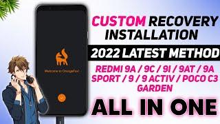 How To Install Custom Recovery In Redmi 9A/9C/9I/9AT/9A Sport/9/9 Activ/POCO C3 2022 Official Method