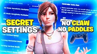 SECRET *BEST* Controller Settings For Fortnite Chapter 5! (PS4/PS5/Xbox/PC)