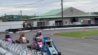 Start of Microd race with Barbie car 39