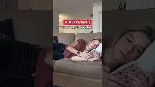 how ADHD paralysis looks vs. how it feels #shorts #adhd