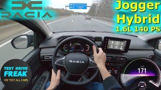 2023 Dacia Jogger Hybrid 140 Extreme 141 PS TOP SPEED AUTOBAHN DRIVE POV