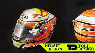 Helmet paint and design №1 / TOLI DESIGN / Arai SK-6 paint