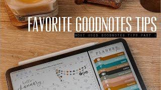 My FAVORITE GOODNOTES TIPS part 1 | become a digital planning PRO