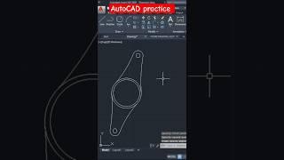 Autocad practice drawing | Cad by Ankit | autocad mechanical |#autocad #autocad2d