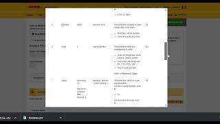 Guide for uploading a file with the invoice details, for dutiable shipments