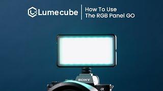 How to Use: Lume Cube RGB Panel Go - Product Overview