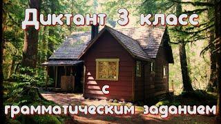 Диктант c грамматическим заданием! 3 класс #диктант3класс #диктант