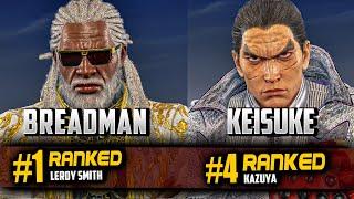 TEKKEN 8 - Breadman (#1 Leroy) Vs Keisuke(#4 Kazuya) - Online Rank