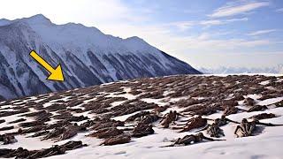 Drone Makes A Chilling Discovery On Mountain, No One Is Supposed To See This