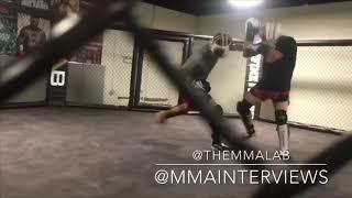 Sparring at the MMA Lab ft benson Henderson Drakkar Klose & mike De La Torre & Many more