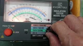 Kyoritsu 3321 Tester Repair and Calibration by Dynamics Circuit (S) Pte. Ltd.