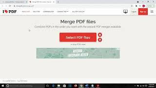 Merge PDF Files into One-FREE