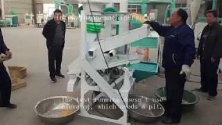 Integrated Grain Cleaning Machine Destoner