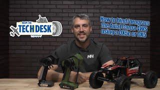 From the Tech Desk: How to bind/program the Axial Capra 4WS using a DX5c or DX5 Rugged