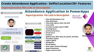 Create Your Own Attendance Application With Selfie & Location Feature in PowerApps || PowerApps