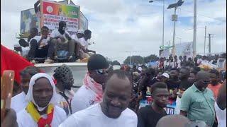 FORTE MOBLISATION A L'AEROPORT INTERNATIONAL AHMED SEKOU TOURE GBESSIA.