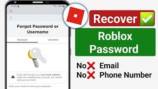 How To Reset Your Roblox Password Without Email (2024) - Get Your Roblox Account Back