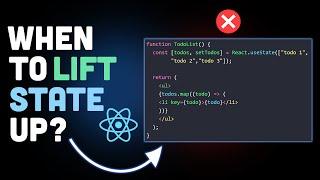 The ideal scenario to Lift state up in react js