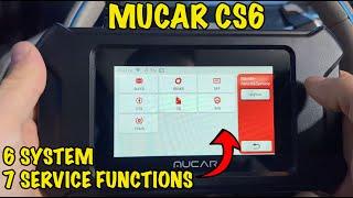 MUCAR CS6 - 7 Reset Functions, 6 System Scanner