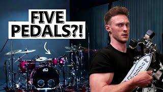 Drumming with FIVE PEDALS?! My new song '10k'!