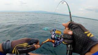 REEL KECIL MAX DRAG 3KG BERHASIL TAKLUK KAN IKAN BESAR || ULTRALIGHT JIGGING