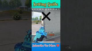 Aim Setting Guide  #bgmi #pubgmobile #bgmishorts #tipsandtricks #princeshotsshorts