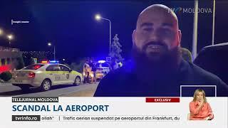 Un poliţist aflat în stare de ebrietate a provocat un adevărat scandal în faţa Aeroportului Chișinău