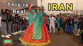 IRAN  Kurdish Dance, Rasht city,Tehran Street Food..IRAN walking tour [4K]#iran #travel #kurdish