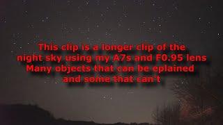 Pointing the Low light camera at the night sky for 3 5 hours Full Video Mode