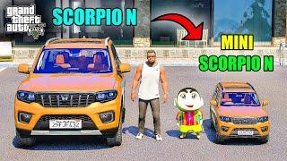 Franklin Mahindra Scorpio N VS Shinchan Mahindra Scorpio N in GTA 5 || JNK GAMER