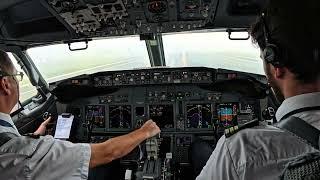 Pilot Cockpit View | Aeroplane Take Off And Landing Video In Low Visibility | Boeing B737