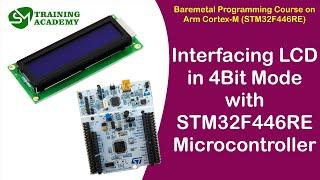 Interfacing LCD in 4Bit Mode with STM32F446RE