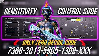 NEW UPDATE 3.2  BEST SENSITIVITY CODE + CONTROL SETTINGS PUBG MOBILE/BGMI