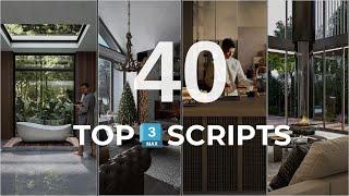 3ds Max En Kullanışlı Scriptler !! Kurulum & Kullanım 40 + Scripts