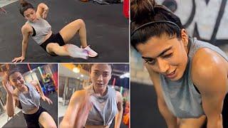 SRIVALLI: Rashmika Mandanna Heavy GYM Workout | Rashmika Mandanna Latest Workout | Daily Culture