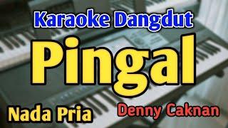 PINGAL - KARAOKE || NADA PRIA COWOK || Denny Caknan || Audio HQ || Live Keyboard