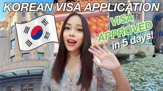 KOREAN TOURIST VISA APPLICATION APPROVED IN JUST 5 DAYS ( DIY VISA APPLICATION 2024 )