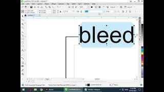 How to add Bleed in Corel Draw,  Add Bleed in file