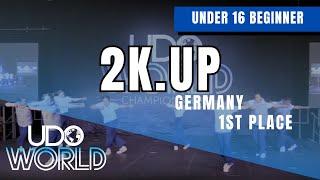 2K.UP | Under 16 Beginner 1st Place | UDO World Championships 2023