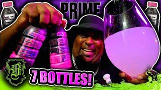 Chugging 7 Bottles Of The New Pink PRIME X! (w/ OKHIPHOP)