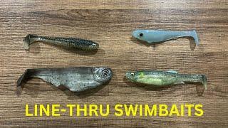 Rigging line through swimbaits: Working Class Zero Citizen and Megabass Magdraft