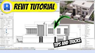 Revit Beginner Tutorial: Villa Facade Modeling