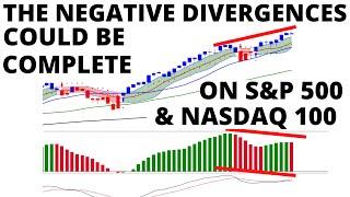 The Negative Divergences on S&P500 & NASDAQ Could Be Complete- NVDA May Trigger a Stock Market CRASH