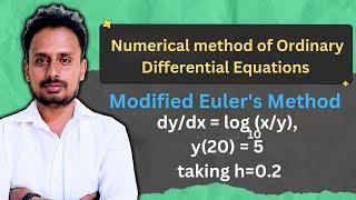 Modified Euler's Method | Numerical Methods | Lecture 03