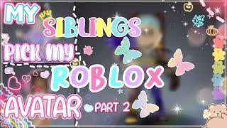 My SIBLINGS Pick MY Roblox Avatar! ~Roblox Trend 2021  ¦ Aati Plays 