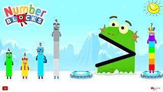 Go Explore With The Numberblocks | Explore With The Magic Run | Full Episode in The Mountains