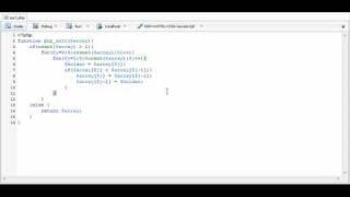 PHP Tutorial // Rewriting the PHP Sort Function