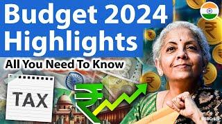 Budget 2024 Highlights | UPSC | SSB Interview