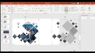 How to Fragment Images with shapes on PowerPoint