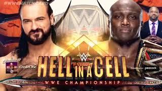 WWE Hell In A Cell 2021 Official Match Card V1